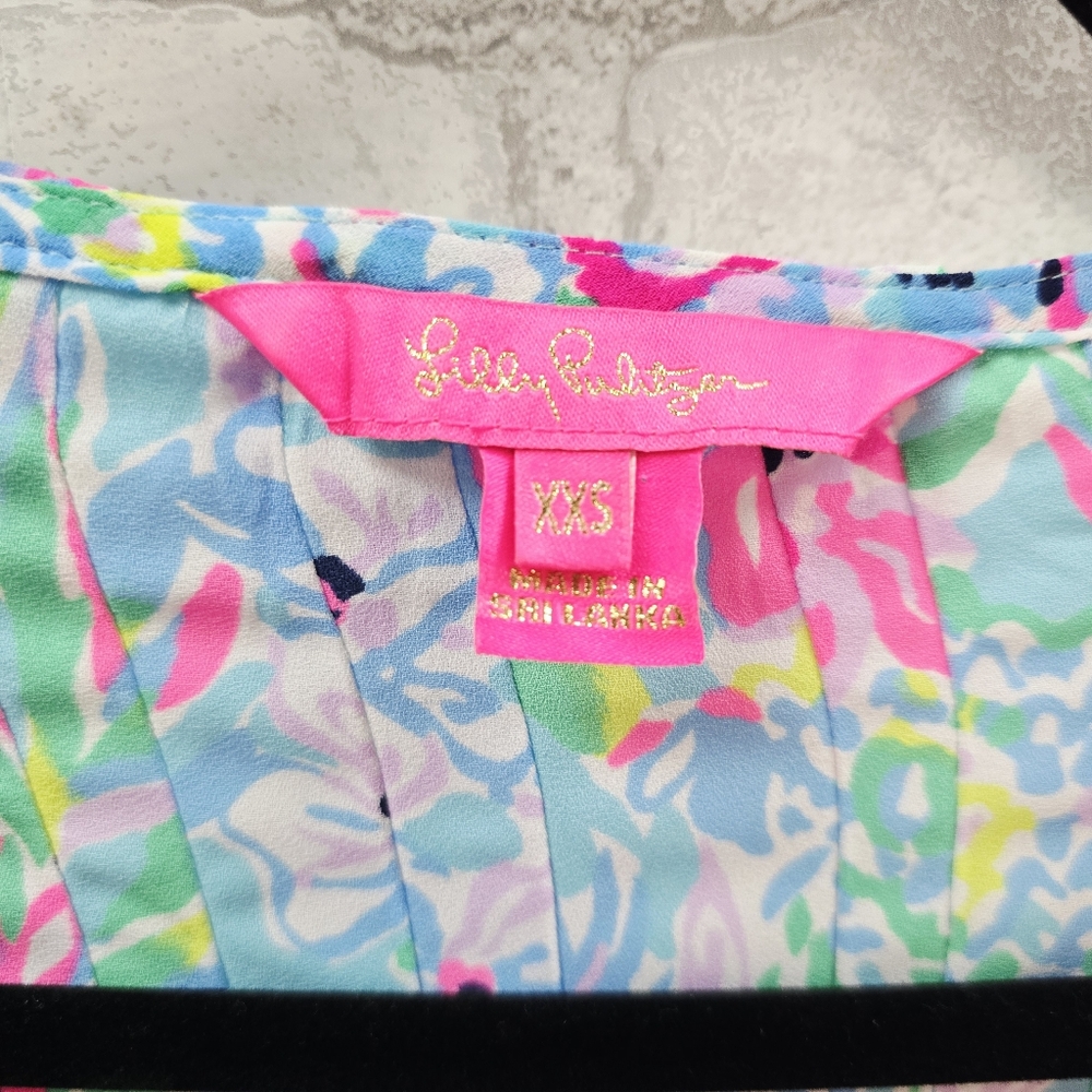 Lilly Pulitzer Pleated Blouse - Picture 4 of 8